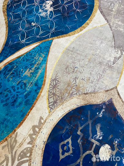 Современный ковер в гостиную и в спальню восточный