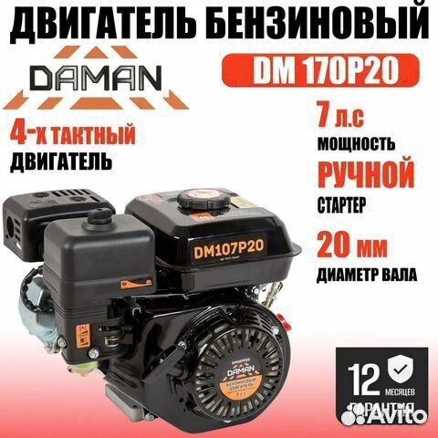 Двигатель Daman DM107P20