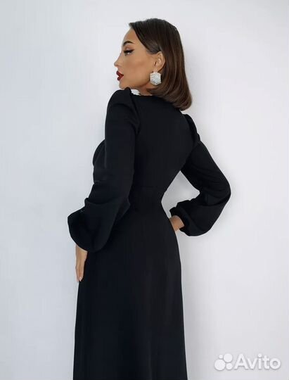 Вечернее платье миди 46 размер