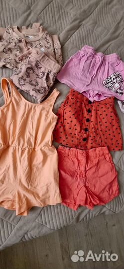Вещи пакетом на девочку 122