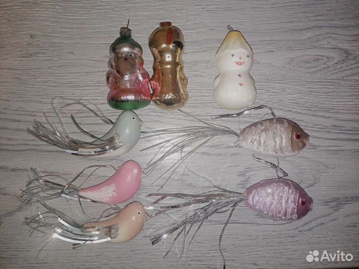 Ёлочные игрушки СССР
