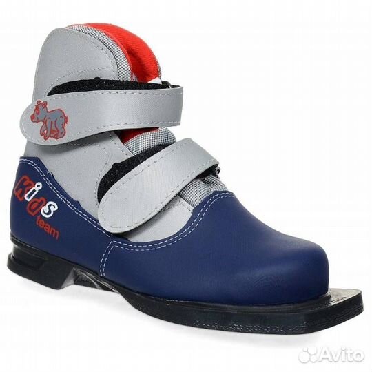 Ботинки лыжные мх- Kids сине-серебро р.32 NEW