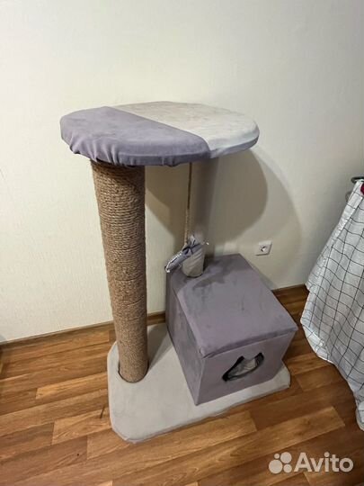 Домик для кошки с когтеточкой