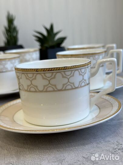 Чайный набор костяной фарфор