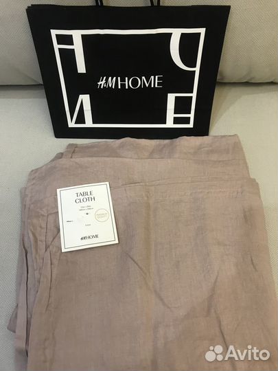 Скатерть Лён H&M Home 140*240, хлопок 140*320