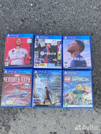 Игровые диски на ps4