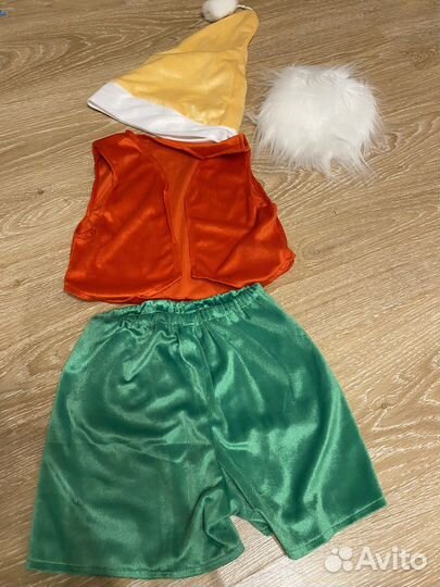 Новогодний костюм для мальчика гномик