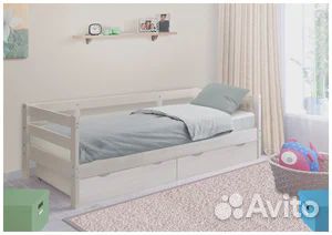 Детская кровать от 3 лет с матрасом