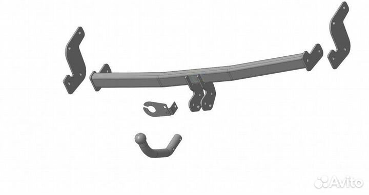 Фаркоп Hyndai Solaris/Kia Rio с 2017 г.в