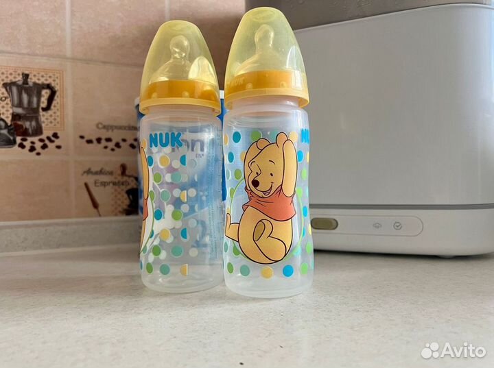 Бутылочки для кормления nuk 300ml 6+