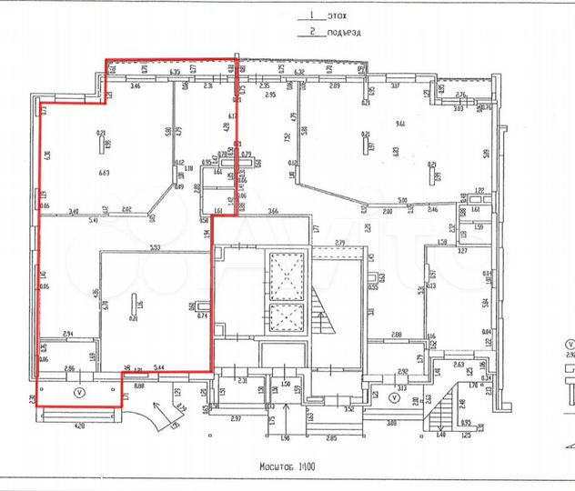 Помещение свободного назначения, 134.2 м²
