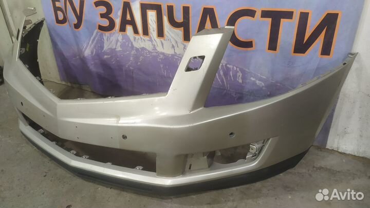 Cadillac srx 2 бампер передний с юбкой