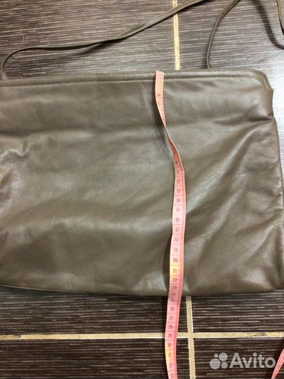 Сумка клатч натуральная кожа бу