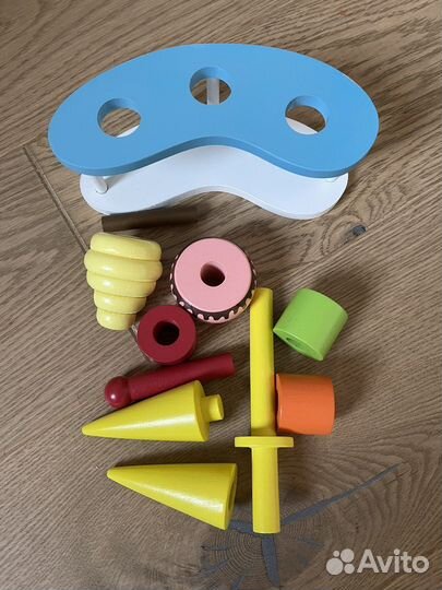 Развивающие игрушки деревянные elc мороженое