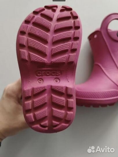 Резиновые сапоги crocs c6