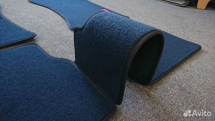 Коврики из синего ворса Subaru Impreza GD/GG