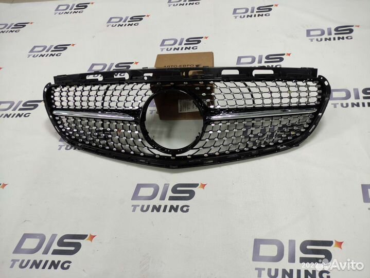 Решетка радиатора Mercedes W212 13-15 год даймонд
