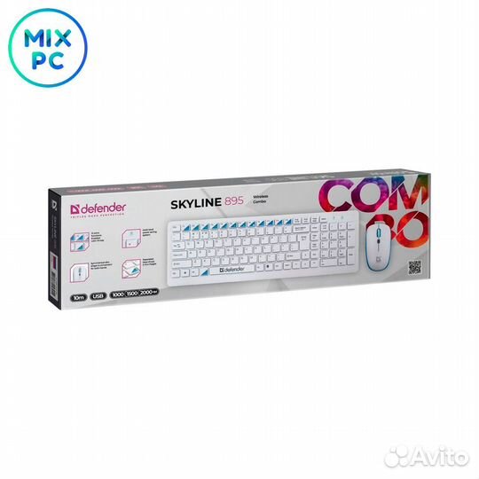 Комплект клавиатура + мышь Defender Skyline 895 Na