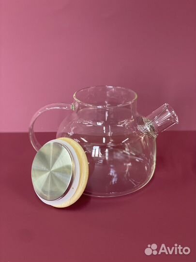 Чайник стекляный заварочный новый
