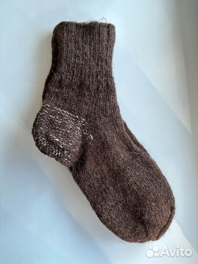 Носки ручной вязки шерстяные