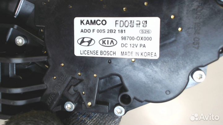 Двигатель стеклоочистителя задний Hyundai i10, 201