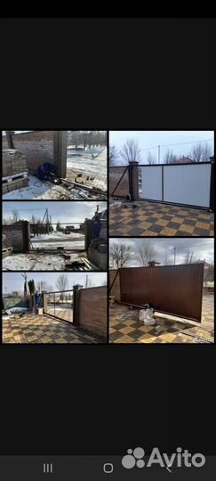 Откатные ворота под ключ
