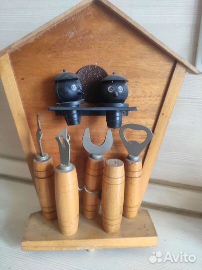 Набор открывашек, Дутое/цвет.стекло, посуда СССР