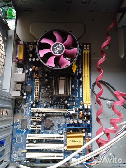 Корпус для пк белый на запчасти