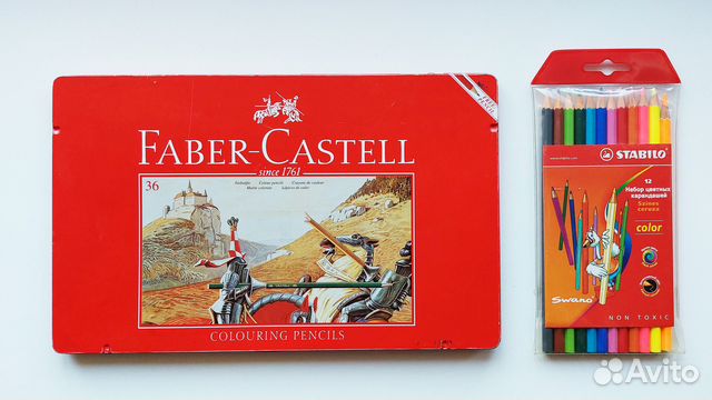 Faber-Castell карандаши цветные шестигранные