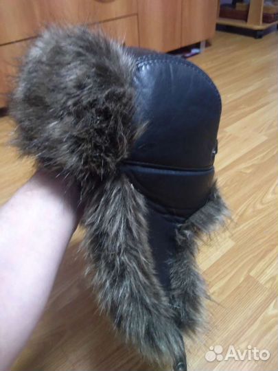 Шапка ушанка мужская