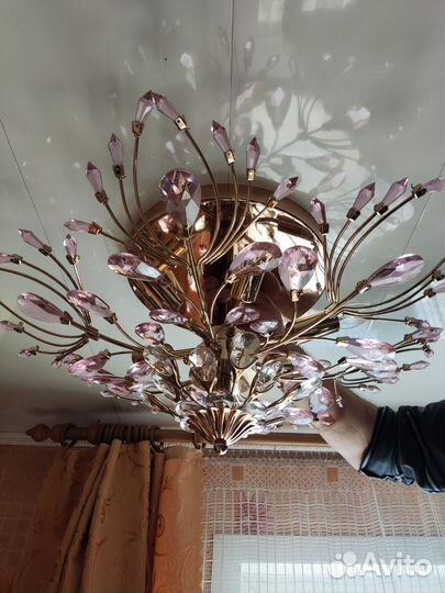 Люстра потолочная подвесная бу