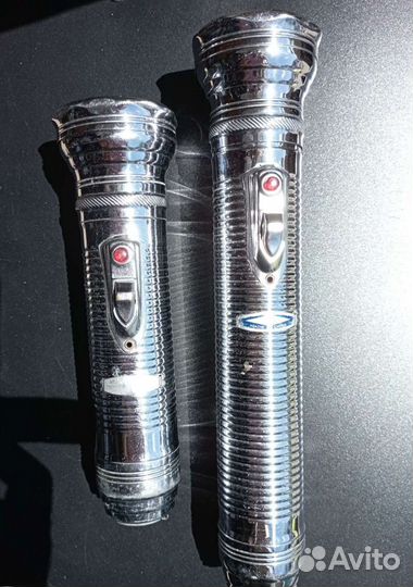 Фонарик металлический