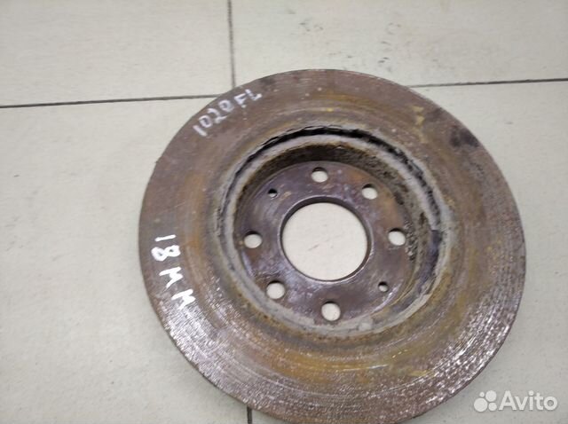 Диск тормозной передний вентилируемый Aveo (T200)