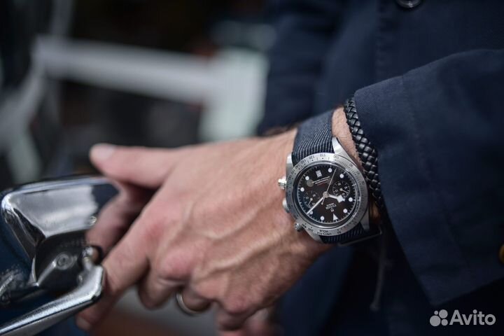 Tudor Heritage Black BAY Chronograph M79350