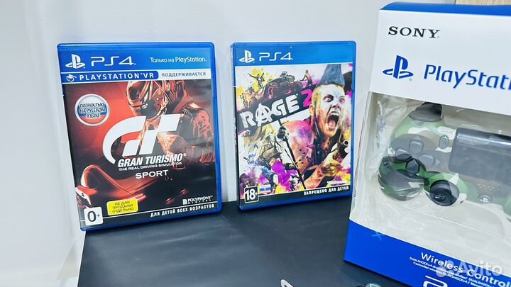 Sony Playstation PS4 pro 1tb+380 игр и гарантия