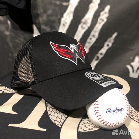 Бейсболка тракер 47 brand NHL Washinghton Capitals