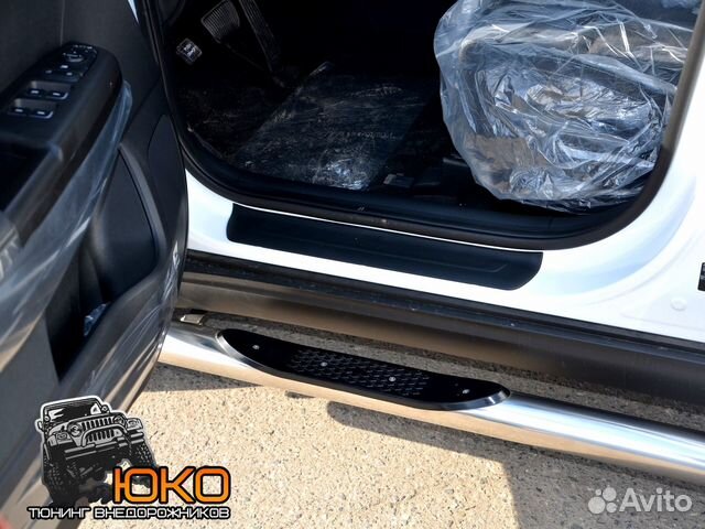 Защита порогов KIA Sportage