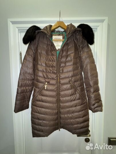 Пуховик зимний с натуральным мехом