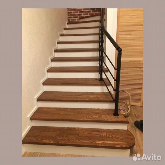 Облицовка лестниц на второй этаж в частных домах