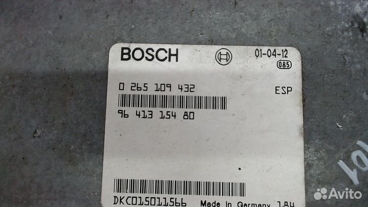 Блок управления абс Peugeot 607, 2001