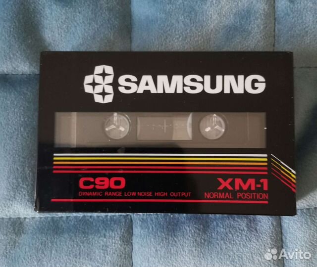 Аудиокассета новая Samsung C 90, запечатанная