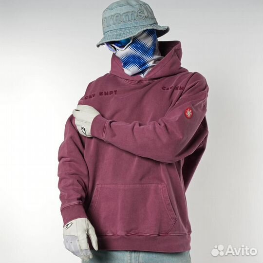 Худи Cav Empt бордовое