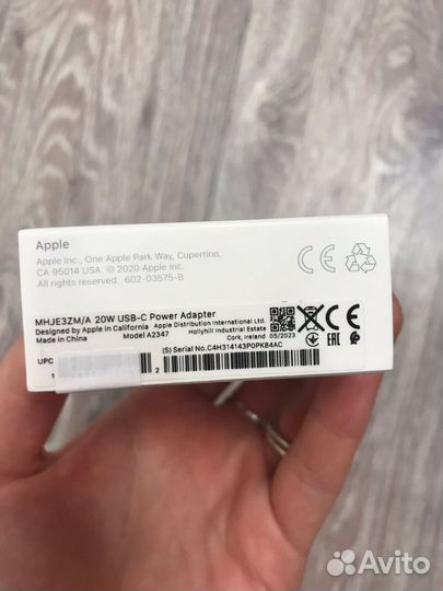 Блок питания Apple 20W Type-C