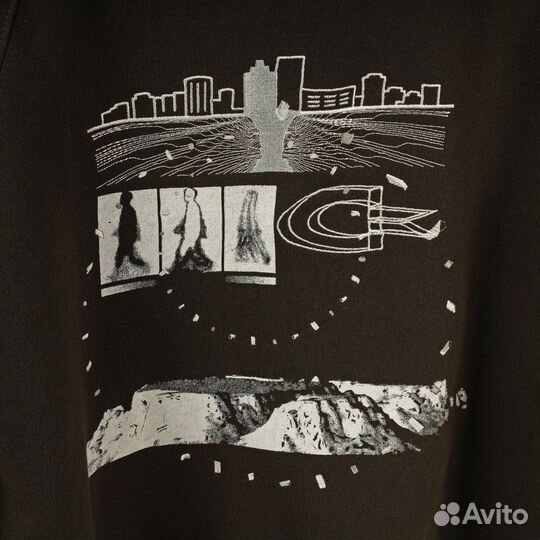 Зип худи Cav Empt с шелковой вышивкой