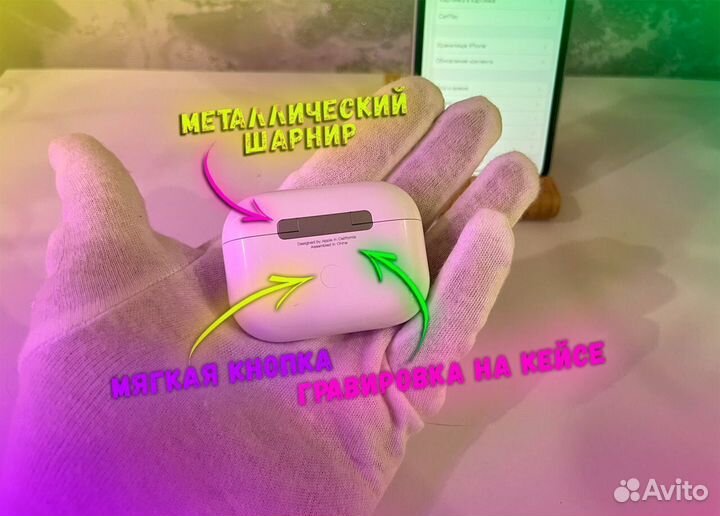 Наушники AirPods Pro 2 Максимального качества