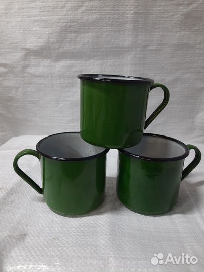Эмалированная кружка СССР 3шт