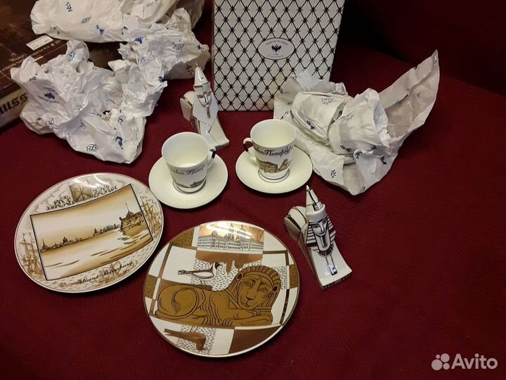 Императорский фарфор кофейный подарочный набор