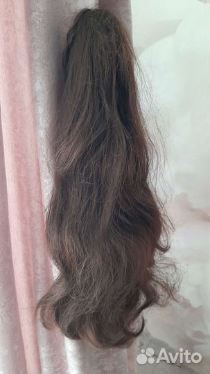 Хвост шиньон накладной