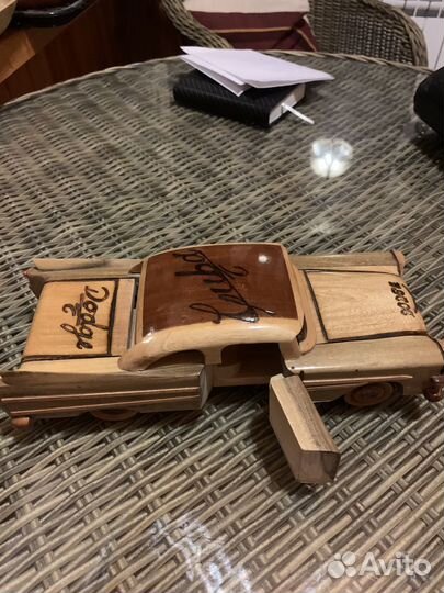 Модель авто Dodge 1957Куба Дерево Ручная работа