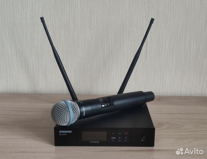 Микрофон Shure Qlxd4 Beta58 беспроводной новый
